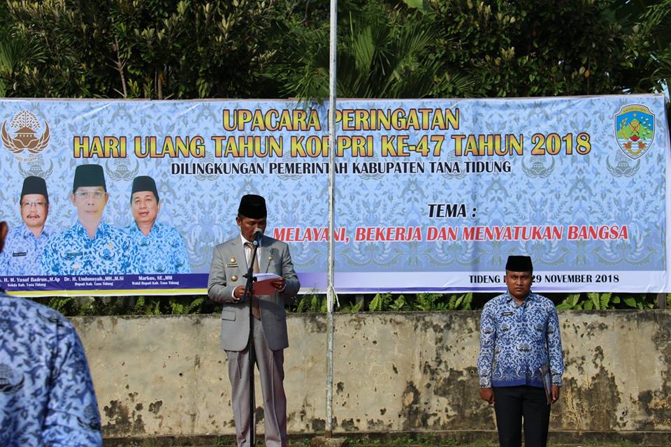 Bupati Pimpin Upacara peringatan HUT Korpri ke 47